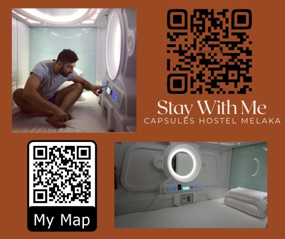 Stay With Me Capsules Hostel Melaka Zewnętrze zdjęcie